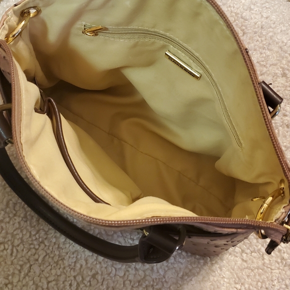 Giani Bernini Faux Ostrich Mini Satchel - Picture 9 of 9